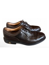 Men's FootJoy Brown Leather Professional Golf Oxfords & Derbys Size 9 picture