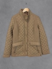 Joules Jacket Womens UK 14 Brown Tan Newdale Quilted Hacking Country Heritage picture