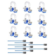 3/4 Clear PVC Condensate P-trap for HVAC Systems Air Conditioner,9 Pack picture