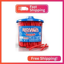 Red Vines Licorice Candy Original Red Flavor Soft Chewy Candy Twists, Red Licori picture