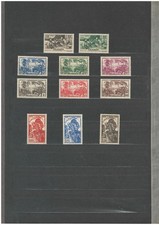 GUINEA FRENCH COLONIES PAYSAGES VIEWS CULTURES WOMEN MH SET  (GUINE 129) picture