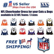 Pets First NFL Cheerleader Dress for Dogs & Cats Sporty & Comfortable Dog Outfit picture