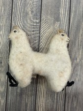 Vintage 1967 Mattel Pushmel-Pulleyu White Llama Alpaca Stuffed Animal Plush Made picture
