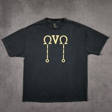 OVO Octobers Very Own Drake Shirt Mens XL Black Omega Graphic Short Sleeve Tee picture