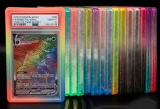 PSA/AGS Graded Slab Guard TPU Gradient Glitter Color 35pt Bumper Case -30 Colors picture