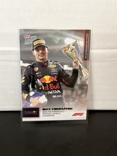 2021 Topps Now F1  #080 Max Verstappen 1st Driver World Championship | Red Bull picture