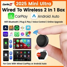 CarlinKit 5.0 Mini Ultra 3 Wireless CarPlay Android Auto Adapter WiFi BT picture