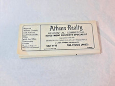 Vintage Athens County Ohio University Guide Map 1988 picture
