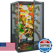 BINANO 33 Gal Reptile Terrarium for Crested Geckos, Leopard Geckos, Chameleons picture
