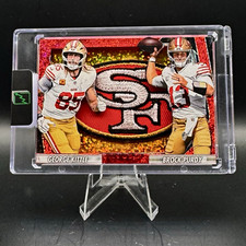 Card Madness Custom Art Brock Purdy George Kittle 1/1 San Francisco 49ers picture