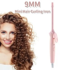 Professional 9mm Mini Curling Iron Ceramic Electric Curler Wand Salon Hair picture