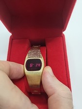 [ MINT RARE ] Sears Roebuck And Co Vintage LED Watch 1970's Digital Red E7 Japan picture
