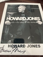 HOWARD JONES  Autographed 8 X 10  picture