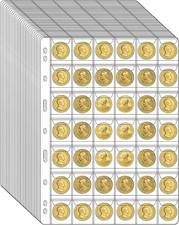 1260 Pockets Coin Collection Supplies Pages for Collectors, 30 Sheet picture