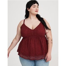 Torrid Stretch Lace Sweetheart Babydoll Cami picture
