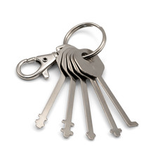 United Defense Warded Key Set Universal Padlock Key Set picture