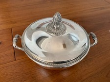 Vintage Late 20th C. Christofle Malmaison Silverplated Vegetable Serving Dish   picture