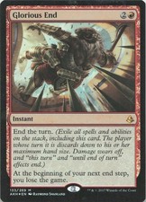 Glorious End - FOIL - M Amonkhet 133 - MTG picture