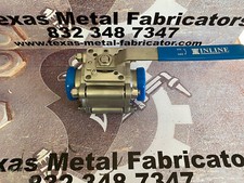 Inline 337F Ball Valve 3-Piece Tube Full Port 3” 600PSI SS316 CF3M  picture
