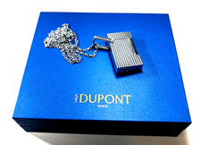 S.T. DUPONT LIGHTER NECKLACE SILVER PLATED  - ST DUPONT - NEW IN BOX picture