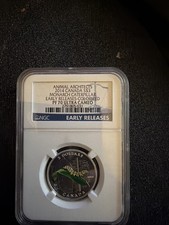 2014 Canada S 3$ Monarch Caterpillar Early Release Colorized PF 70 picture