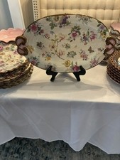 Mckenzie Childs Chelsea Luster Retired Platter picture