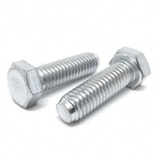 M7-1.0x70 Class 8.8 Hex Cap Screws Zinc Clear (Choose Qty) picture
