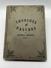 1896 MANUAL OF CHURCHES SENECA COUNTY COURIER PRINTING SENECA FALLS NY / PHOTOS picture