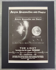 Afrika Bambaataa The Light Promo Original Album Advert Mounted 14x11 Inches picture