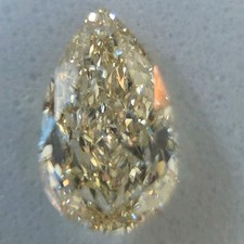 Lab-Created Diamond 1.07ct Pear VS1 EX Cut IGI Fancy Intense Yellow Loose picture
