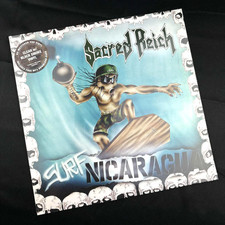 Sacred Reich Surf Nicaragua Marbled vinyl record LP Clear Black Smoke New Sealed picture