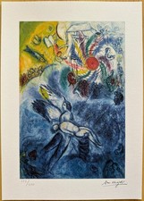 Marc Chagall Signed & Numbered Edition Lithograph 