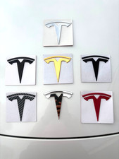 NEW TESLA MODEL 3  FRONT GRILLE HOOD REAR TRUNK NAMEPLATE LOGO BADGE T EMBLEM picture