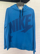 Vintage Y2K Nike Blue Men's XL Pullover Hoodie picture