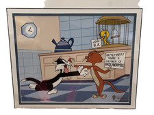 Friz Feeling Signed Cel Birds Anonymous Fading Signature Cheap Reduced picture