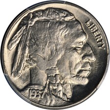 1937-P Buffalo Nickel PCGS MS66 Superb Eye Appeal Strong Strike picture