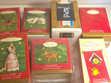Hallmark Keepsake Christmas Ornament Lot Barbie Waggles Ringing Reindeer picture