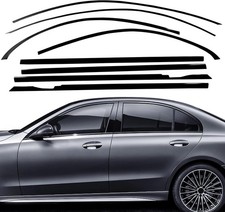 For Benz C-Class 2015-2021 Black Windows Strip Sill Molding Cover Trim picture