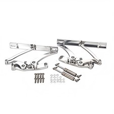 For 1965-1967 Chevy Impala Camino Billet Aluminum Hood Hinges Pair picture