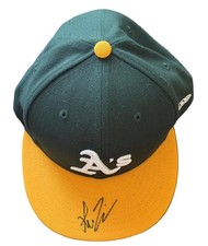 Shea Langeliers Autographed Oakland A's Authentic On-Field Hat JSA COA picture