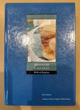 Wilfred Kaplan Advanced Calculus 5th Ed HC 2003 Addison-Wesley picture