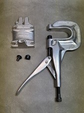 HOOVER PRESS-N-SNAP Grommet Tool With Bench Mounting Hardware Bracket picture