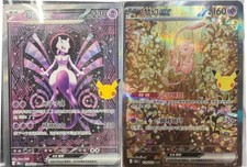 Pokémon 30th Anniversary Celebration Mewtwo&Mew ex 30thC 128/103 129/103 Chinese picture
