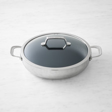 SCANPAN - TSS+ Stainless-Steel Nonstick Chef Pan with Lid - 5.5-Qt ( USA Stock ) picture