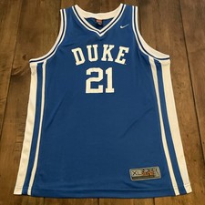 VTG Nike Elite Duke Blue Devils Basketball Jersey #21 1997 Mens Size Xl picture
