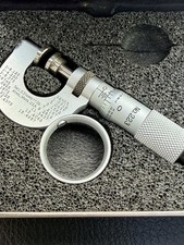 Starrett Co. Vintage Micrometer No.223 With Original case Great Condition picture