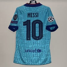 Barcelona 2019/20 Nike Third Football Shirt UCL Lionel Messi 10 Mens Medium picture