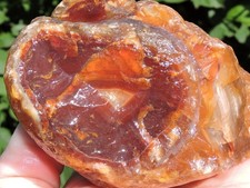 Brazilian Carnelian Agate Nodule RAW Rough Stone (2.3Lb) 100% Natural Rock picture