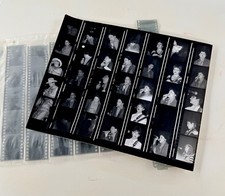 Vintage 1980s Punk Rock Concert 35mm Contact Sheet Negative Female Ban picture