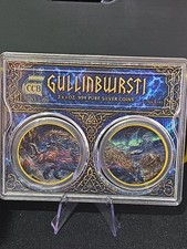2x 1oz 2025 Gullinbursti Silver Colorized Set picture